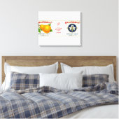 Toile California Pear Étiquette (Insitu(Chambre))