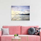 Toile California Purple Sunset Photo Profitez De Chaque  (Insitu(Salon))