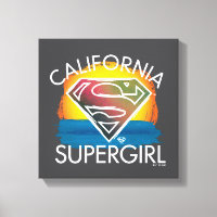California Supergirl Sunset Graphic