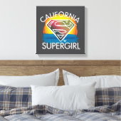 Toile California Supergirl Sunset Graphic (Insitu(Chambre))