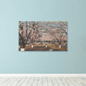 Toile CaliforniaBlossom sur les arbres (Insitu (Plancher de Bois))