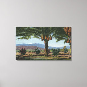 Toile CaliforniaDates Growing in the Coachella