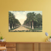 Toile CaliforniaPalms Allong Road (Insitu(Salon))
