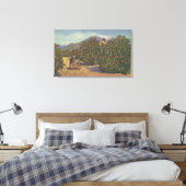 Toile Californie du Sud - cueillette d'oranges (Insitu(Chambre))