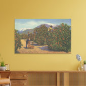 Toile Californie du Sud - cueillette d'oranges (Insitu(Salon))