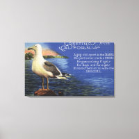 Californie - Salutations de, Poème Seagull