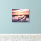 Toile Californie, San Diego, Falaises de coucher de sole (Insitu (Plancher de Bois))