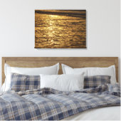 Toile Californie Sunset Waves Ocean Seascape (Insitu(Chambre))