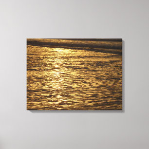 Toile Californie Sunset Waves Ocean Seascape