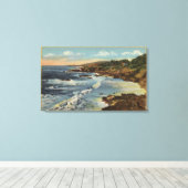 Toile CalifornieBelle scène côtière californienne (Insitu (Plancher de Bois))