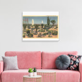 Toile CalifornieVariétés de cactus du désert (Insitu(Salon))