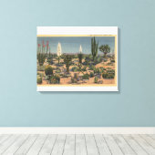 Toile CalifornieVariétés de cactus du désert (Insitu (Plancher de Bois))