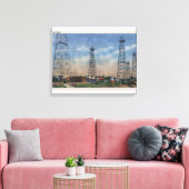 Toile CalifornieVue des puits de pétrole (Insitu(Salon))