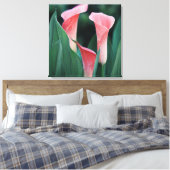 Toile Calla Lilies Fleurs Roses (Insitu(Chambre))