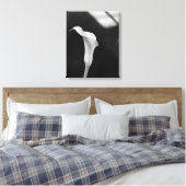 Toile Calla Lily noir et blanc (Insitu(Chambre))