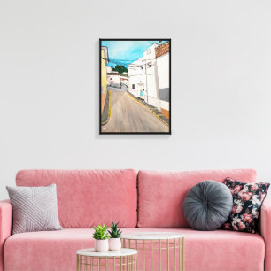 Toile Calle Cabanilles Peinture d'Alfred Fox