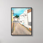 Toile Calle Cabanilles Peinture d'Alfred Fox (Recto)