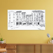 Toile Calle de Toledo, rue commerçante, Madrid, Espagne (Insitu(Salon))