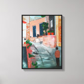 Toile Calle Del San Miguel Peinture d'Alfred Fox (Recto)