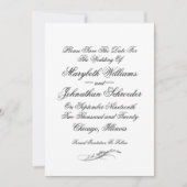 Toile & Calligraphie Mariage Enregistrer La Carte  (Devant)