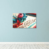 Toile Calligraphie moderne (Insitu (Plancher de Bois))
