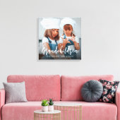 Toile Calligraphie photo minimaliste simple pour petits- (Insitu(Salon))