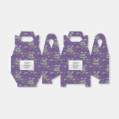 Toile & Calligraphy Editable Wedding Bedankdoosjes (Uitgevouwen)