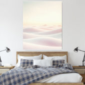 Toile Calm light background with sand dunes (Insitu(Chambre))
