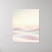 Toile Calm light background with sand dunes (Recto)
