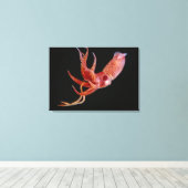 Toile Calmar oculaire bioluminescent (Histioteuthis hete (Insitu (Plancher de Bois))