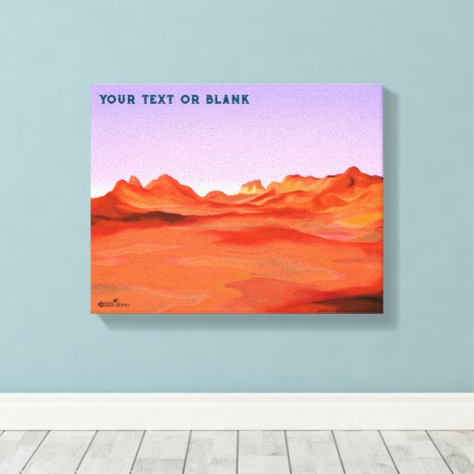 Toile Calme du désert (Insitu (Plancher de Bois))