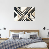 Toile Calques 3D Neutres Abstraits Modernes (Insitu(Chambre))
