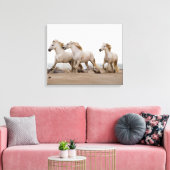 Toile Camargue Horses courir sur la plage (Insitu(Salon))