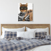 Toile Cambriolage de chat (Insitu(Chambre))