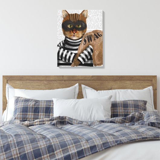 Toile Cambriolage de chat (Insitu(Chambre))