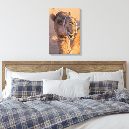 Toile Camel avec une drôle d'expression faciale (Insitu(Chambre))