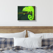 Toile Caméléon mignon vert (Insitu(Chambre))