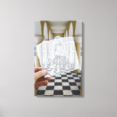 Toile Caméra Crayon Vs - Checkmate (Recto)