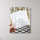 Toile Caméra Crayon Vs - Checkmate (Recto)