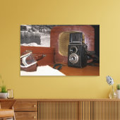 Toile Caméra-enregistreur analogique vintage (Insitu(Salon))