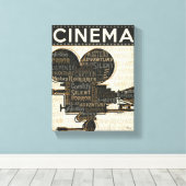 Toile Caméra vidéo vintage (Insitu (Plancher de Bois))