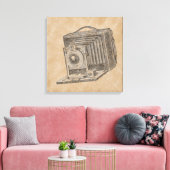 Toile Caméra vintage (Insitu(Salon))