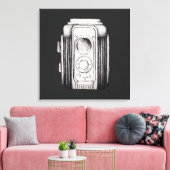 Toile Caméra vintage Noir Sans libellé (Insitu(Salon))