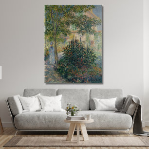 Toile Camille Monet dans le jardin Argenteuil