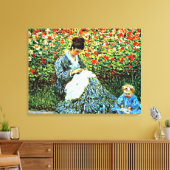 Toile Camille Monet et Child, (Insitu(Salon))