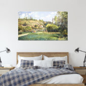 Toile Camille Pissarro A Cowherd à Valhermeil, Auvers-s (Insitu(Chambre))