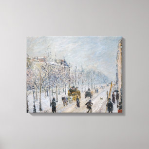 Toile Camille Pissarro - Boulevards extérieurs, Effet de