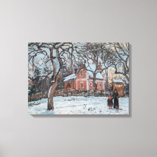 Toile Camille Pissarro - Chataigniers a Louvecienne (Recto)