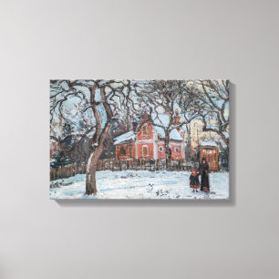 Toile Camille Pissarro - Châtaigniers à Louveciennes
