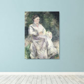 Toile Camille Pissarro | Portrait de Julie Velay, Femme (Insitu (Plancher de Bois))